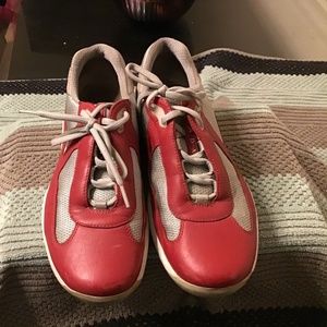 Red Prada Sneaker US 8.5 EU 7.5